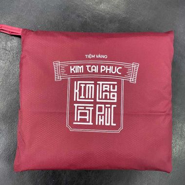 ÁO MƯA VẢI DÙ BÍT CÓ DÂY KÉO IN LOGO 2 VỊ TRÍ