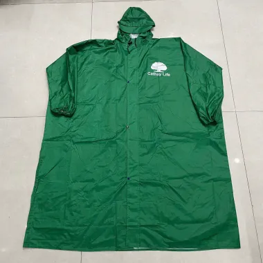 ÁO MƯA BÍT IN LOGO CAO CẤP - ÁO MƯA VẢI DÙ CHỐNG THẤM HIỆU QUẢ