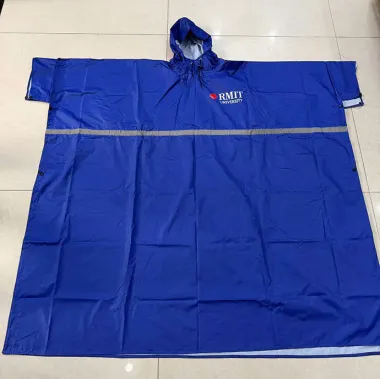 ÁO MƯA VẢI DÙ IN LOGO RMIT - ÁO MƯA QUẢNG CÁO CHO DOANH