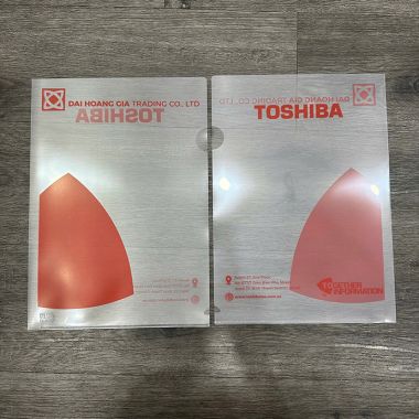 BÌA LÁ NHỰA TRONG IN LOGO THEO YÊU CẦU