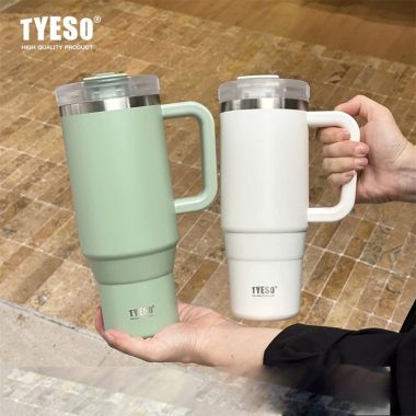 BÌNH GIỮ NHIỆT TYESO CÓ TAY CẦM - BÌNH GIỮ NHIỆT CAO CẤP IN LOGO