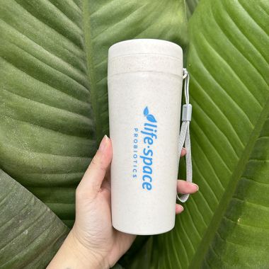 BÌNH LÚA MẠCH 300ML IN LOGO LIFE SPACE - BÌNH LÚA MẠCH CHẤT LƯỢNG