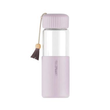 BÌNH THỦY TINH BỌC SILICONE DUNG TÍCH 350ML