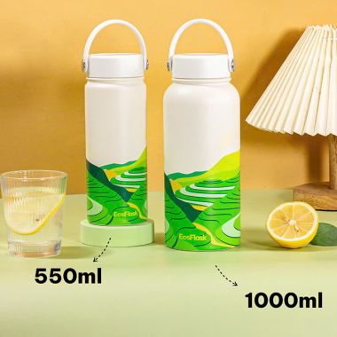 BỘ QUÀ TẶNG BÌNH GIỮ NHIỆT, TÚI CANVAS IN LOGO