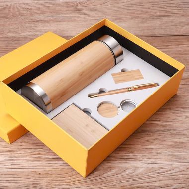 BỘ QUÀ TẶNG DOANH NGHIỆP CAO CẤP BẰNG TRE IN LOGO THEO YÊU CẦU