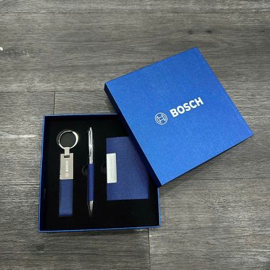 BỘ QUÀ TẶNG DOANH NGHIỆP CAO CẤP – HỘP NAMECARD, BÚT KÝ, MÓC KHÓA SANG TRỌNG