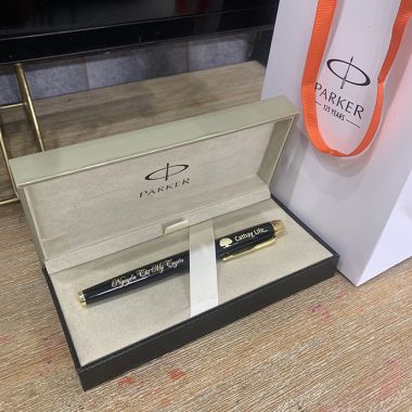 BÚT DẠ BI PARKER IM BLACK LACQUER GOLD S0856360