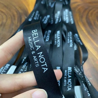 DÂY ĐEO THẺ CHẤT LƯỢNG - DÂY ĐEO THẺ SATIN IN LOGO
