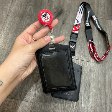 DÂY ĐEO THẺ CAO CẤP KÈM BAO DA CHUYÊN NGHIỆP