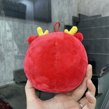 MÓC KHOÁ RỒNG CHIBI THÊU LOGO THEO YÊU CẦU - GẤU BÔNG MÓC KHOÁ MINI