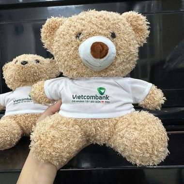 GẤU BÔNG IN LOGO THEO YÊU CẦU