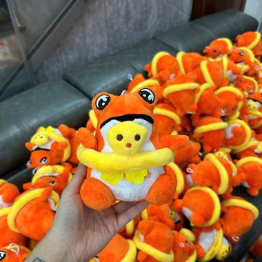 MÓC KHÓA THÚ BÔNG THÊU LOGO - QUÀ TẶNG DỄ THƯƠNG, GIÁ RẺ