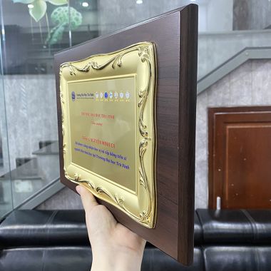 BẢNG VINH DANH - BẰNG KHEN GỖ ĐỒNG
