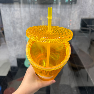 LY NHỰA GAI DUNG TÍCH 710ML - LY NHỰA KIM CƯƠNG IN LOGO THEO YÊU CẦU