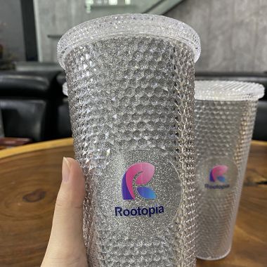 LY NHỰA KIM CƯƠNG 710ML IN LOGO THEO YÊU CẦU