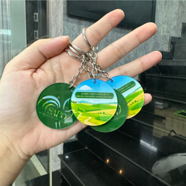 MÓC KHÓA MICA IN LOGO THEO YÊU CẦU - MÓC KHÓA MICA IN LOGO THEO YÊU CẦU
