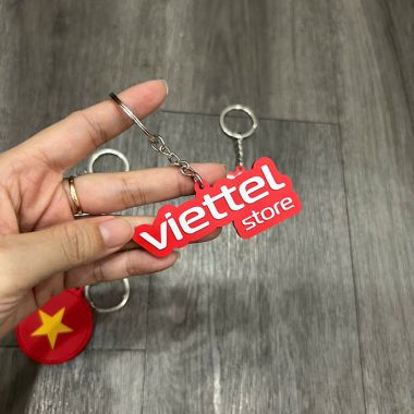 MÓC KHÓA CAO SU IN LOGO - QUÀ TẶNG QUẢNG CÁO GIÁ RẺ