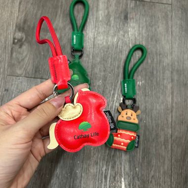 MÓC KHÓA TRANG TRÍ NOEL DỄ THƯƠNG IN LOGO