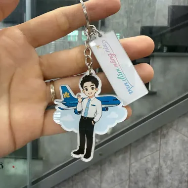MÓC KHÓA MICA IN HÌNH THEO YÊU CẦU - MÓC KHÓA QUÀ TẶNG IN