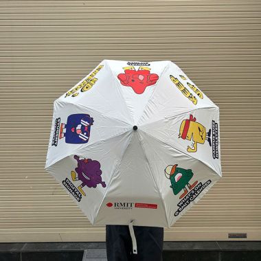 DÙ CẦM TAY IN LOGO - QUÀ TẶNG THƯƠNG HIỆU THU HÚT KHÁCH HÀNG