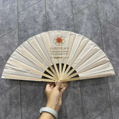 QUẠT GIẤY XẾP IN LOGO THEO YÊU CẦU - QUÀ TẶNG QUẢNG CÁO ĐỘC ĐÁO TĂNG NHẬN DIỆN THƯƠNG HIỆU