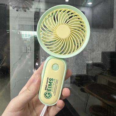 QUẠT MINI CẦM TAY IN LOGO EIMS