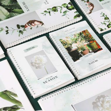SỔ TAY LÒ XO BÌA CỨNG CHỦ ĐỀ THIÊN NHIÊN