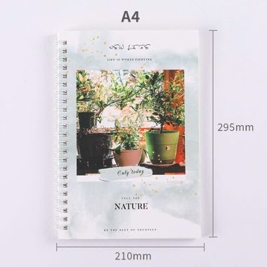 SỔ TAY LÒ XO BÌA CỨNG CHỦ ĐỀ THIÊN NHIÊN