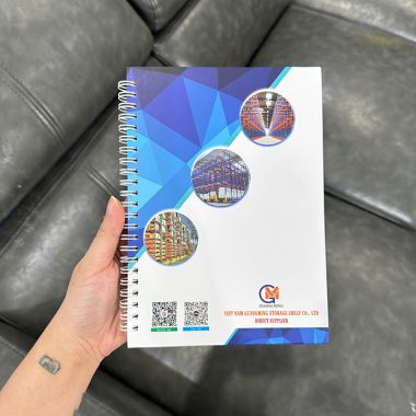 SỔ TAY LÒ XO A5 IN LOGO THEO YÊU CẦU - QUÀ TẶNG SỔ TAY CHUYÊN NGHIỆP