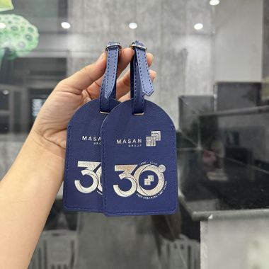 THẺ HÀNH LÝ DA IN LOGO - PHỤ KIỆN DU LỊCH GIÁ RẺ