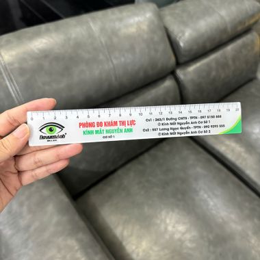 THƯỚC NHỰA HỌC SINH IN LOGO THEO YÊU CẦU