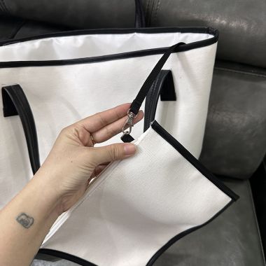 TÚI VẢI CANVAS QUAI DA KÈM TÚI PHỤ CAO CẤP