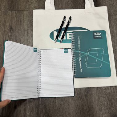 SỔ LÒ XO BÌA CỨNG IN LOGO DOANH NGHIỆP CAO CẤP