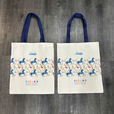 TÚI CANVAS IN LOGO DOANH NGHIỆP - QUÀ TẶNG THÂN THIỆN VỚI MÔI TRƯỜNG