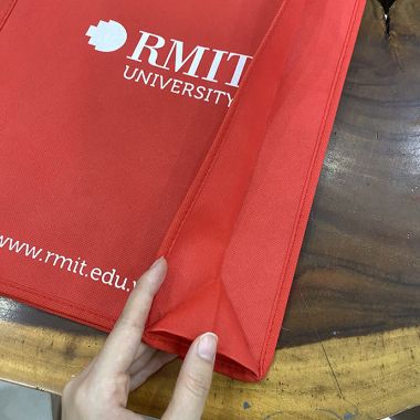 TÚI VẢI KHÔNG DỆT IN LOGO RMIT - TÚI VẢI KHÔNG DỆT GIÁ RẺ