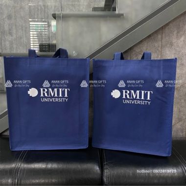 TÚI VẢI KHÔNG DỆT IN LOGO RMIT - TÚI VẢI KHÔNG DỆT GIÁ RẺ