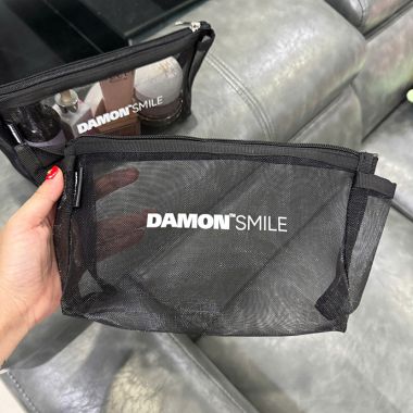 TÚI LƯỚI ĐỰNG ĐỒ TRANG ĐIỂM IN LOGO