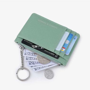 VÍ ĐỰNG TIỀN MINI CÓ MÓC KHÓA DÀNH CHO NỮ