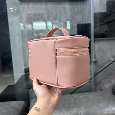 TÚI ĐỰNG MỸ PHẨM HÌNH HỘP DẬP LOGO THEO YÊU CẦU