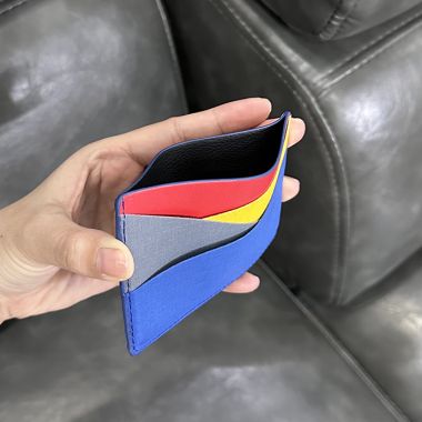VÍ DA PHỐI MÀU CÁ TÍNH DẬP LOGO THEO YÊU CẦU