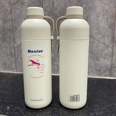 BÌNH GIỮ NHIỆT LOCK&LOCK BELT BOTTLE LHC4267 490ML IN LOGO BAXTER
