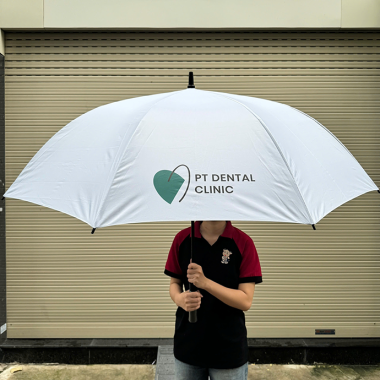DÙ DÀI CHE MƯA CỠ LỚN - IN LOGO THEO YÊU CẦU