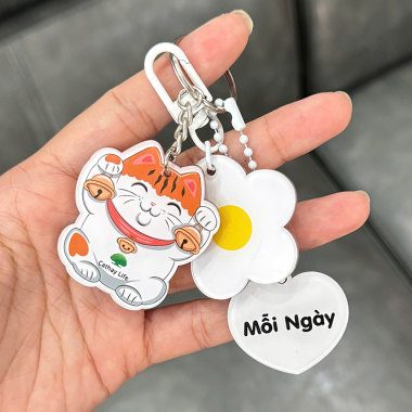 MÓC KHÓA NHỰA MICA - SẢN XUẤT THEO YÊU CẦU