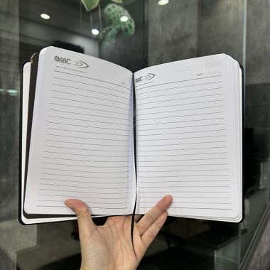 SỔ TAY A5 BÌA DA IN LOGO GIÁ RẺ