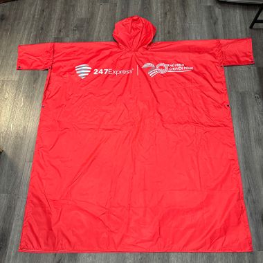 ÁO MƯA CÁNH DƠI VÂN TỔ ONG IN LOGO 247 EXPRESS