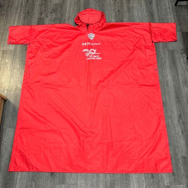 ÁO MƯA CÁNH DƠI VÂN TỔ ONG IN LOGO 247 EXPRESS