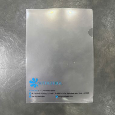 BÌA LÁ NHỰA A4 PLUS KHỔ A IN LOGO THEO YÊU CẦU