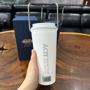 BÌNH GIỮ NHIỆT LOCKNLOCK BUCKET TUMBLER MÃ LHC4269 540ML - IN LOGO THEO YÊU CẦU