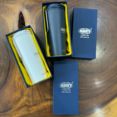 BÌNH GIỮ NHIỆT LOCKNLOCK BUCKET TUMBLER MÃ LHC4269 540ML - IN LOGO THEO YÊU CẦU