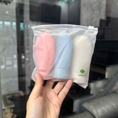 BỘ CHIẾT MỸ PHẨM 3 TUÝP IN LOGO THEO YÊU CẦU